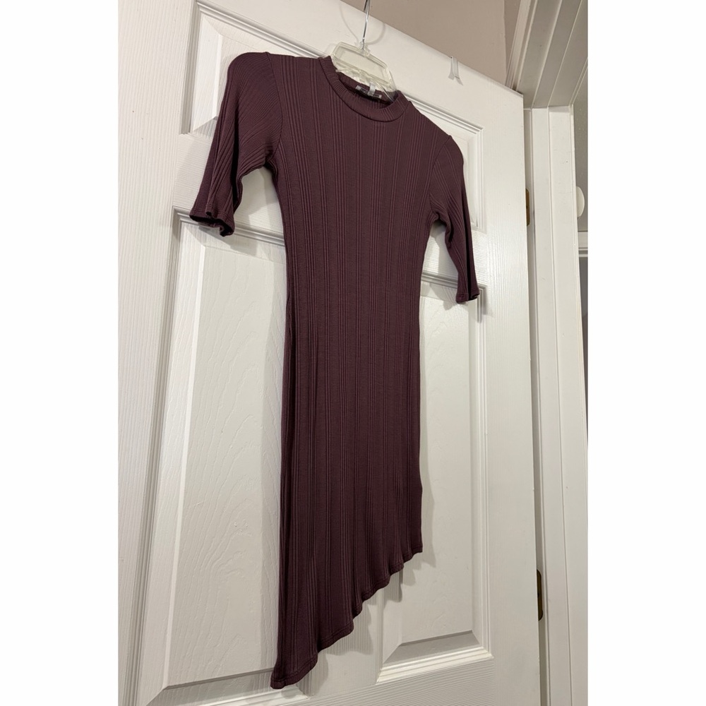 Charlotte Russe Plum Asymmetrical Dress